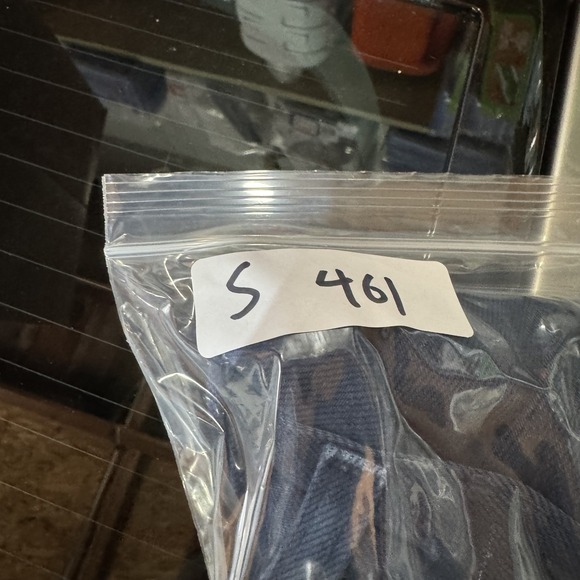 AMO Madeline Jogger Pants Womens 25 Blue Neptune Relaxed Tapered Made USA Casual - Picture 10 of 10